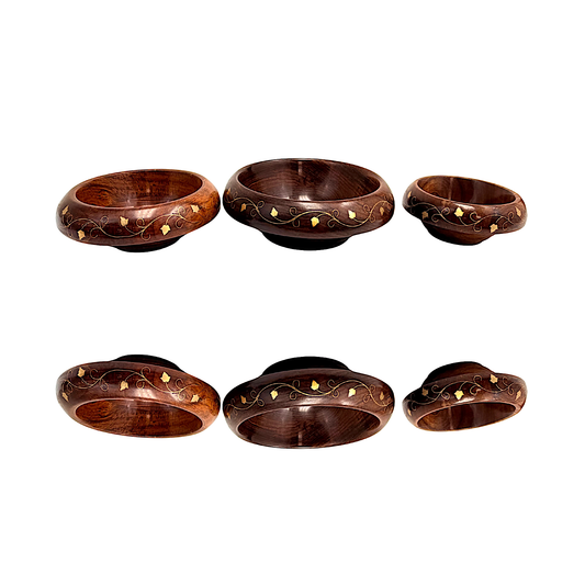 Wooden bowl4 inches (MOQ=dz)