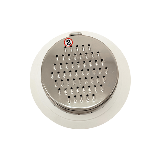 Container 2 in 1 leaf storage and grater size 1 4.5"  (MOQ=ea)