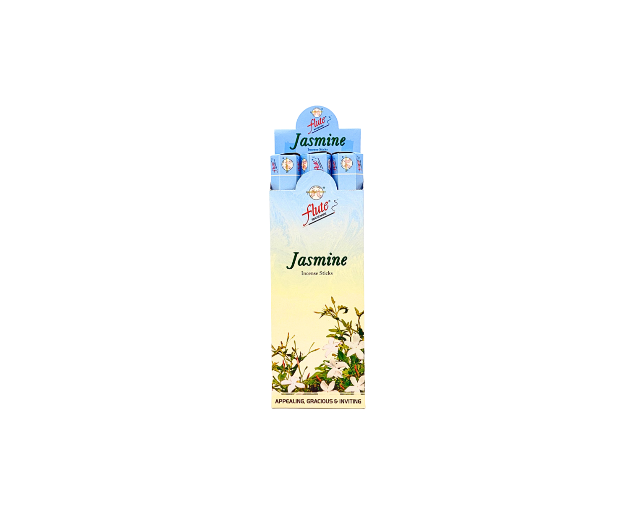 Flute brand Jasmine (20 incense sticks*6)*10 (MOQ=10pc)