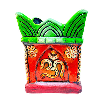 Clay Tulsi Pot 13" (MOQ=ea)