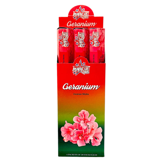 Miracle 365 Geranium (6 tubes of 20 sticks) (MOQ=10pc)