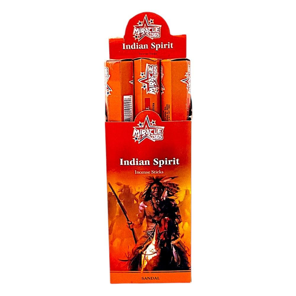 Miracle 365 Indian Spirit  (6 tubes of 20 incense sticks each) (MOQ=10pc)