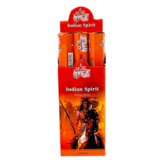 Miracle 365 Indian Spirit  (6 tubes of 20 incense sticks each) (MOQ=10pc)