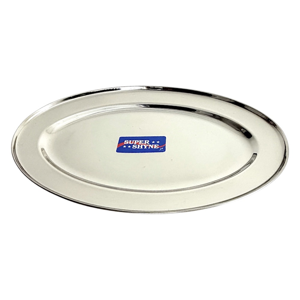 Rice Tray Steel Oval   (MOQ=ea)