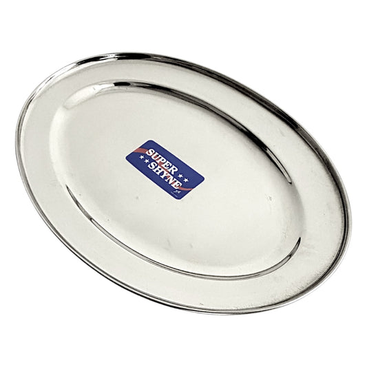 Rice Tray Steel Oval   (MOQ=ea)