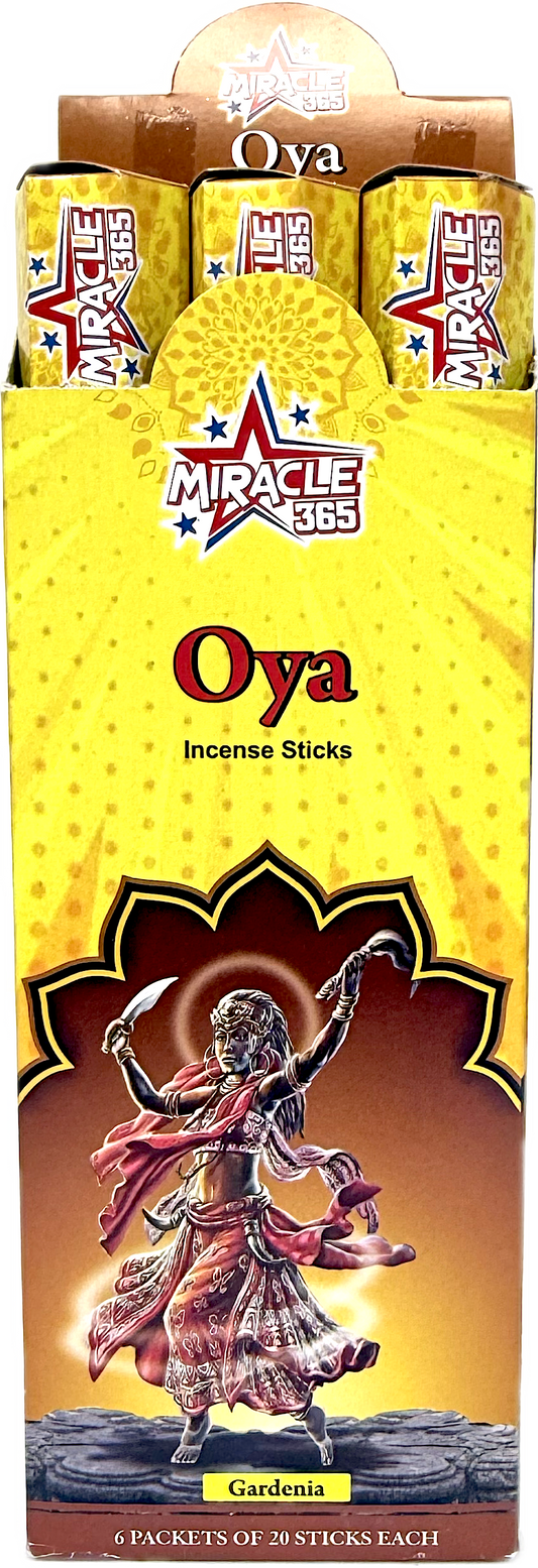 Oya Incense sticks (6 tubes of 20 sticks each) fragrance Gardenia (MOQ=10pc)