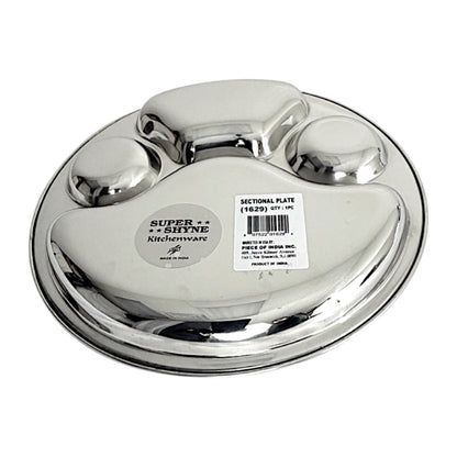 Lunch Tray round 4 sectional  (MOQ=ea)