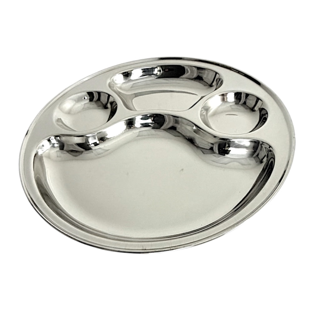 Lunch Tray round 4 sectional  (MOQ=ea)
