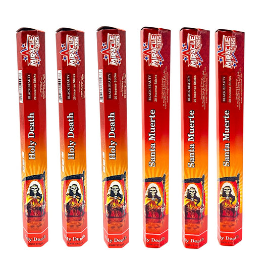 Miracle 365 Holy Death (6 tubes of 20 incense sticks each) frag Black Beauty (MOQ=10pc)