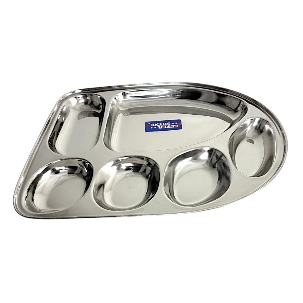 Lunch Tray U Shape 5 and 6 sectional  (MOQ=ea)