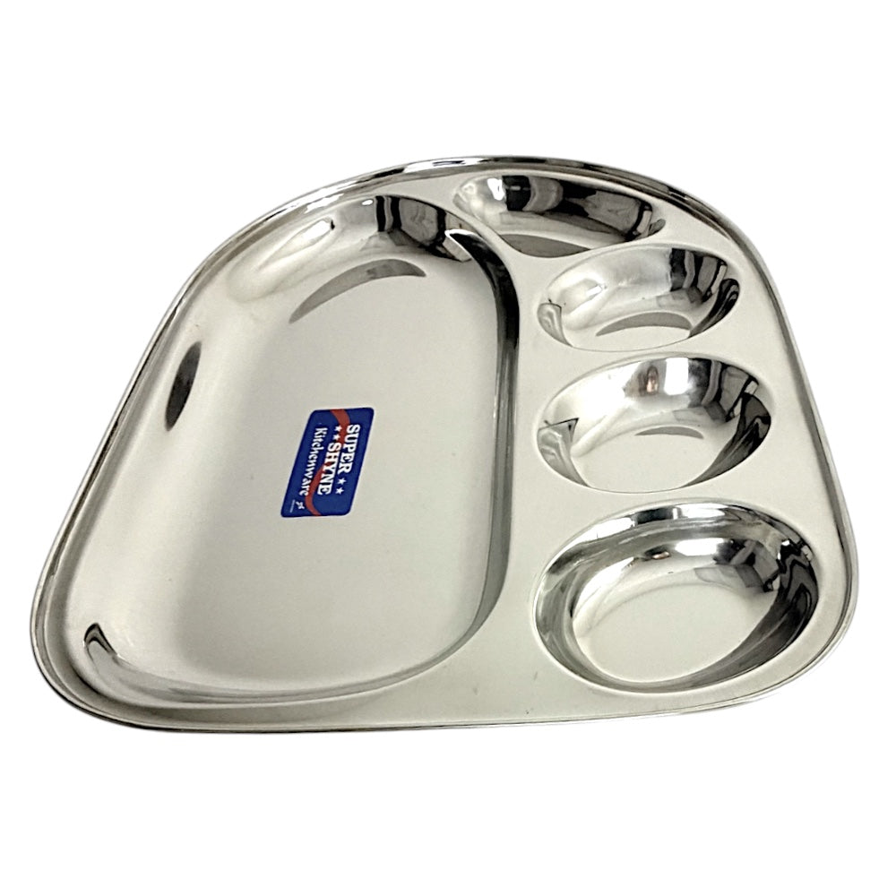 Lunch Tray U Shape 5 and 6 sectional  (MOQ=ea)