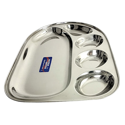 Lunch Tray U Shape 5 and 6 sectional  (MOQ=ea)