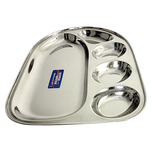 Lunch Tray U Shape 5 and 6 sectional  (MOQ=ea)