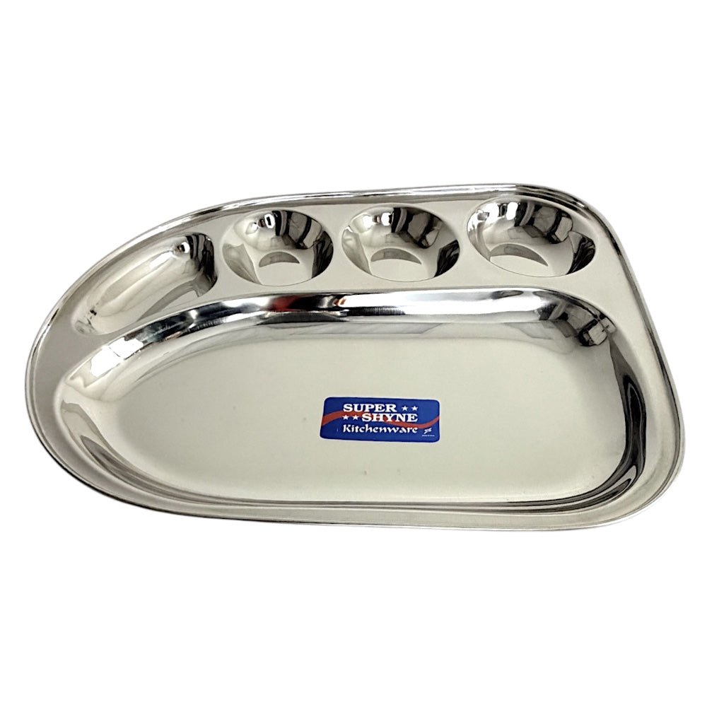 Lunch Tray U Shape 5 and 6 sectional  (MOQ=ea)