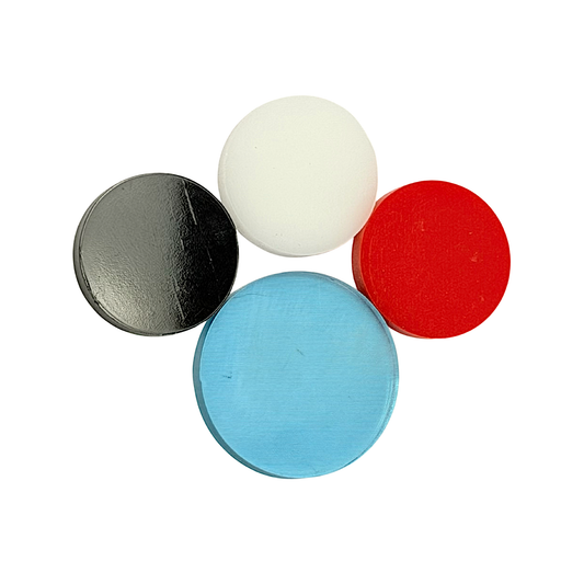 Carrom coins with mm plastic striker(nevik) 19 pcs+1 striker (MOQ=dz)