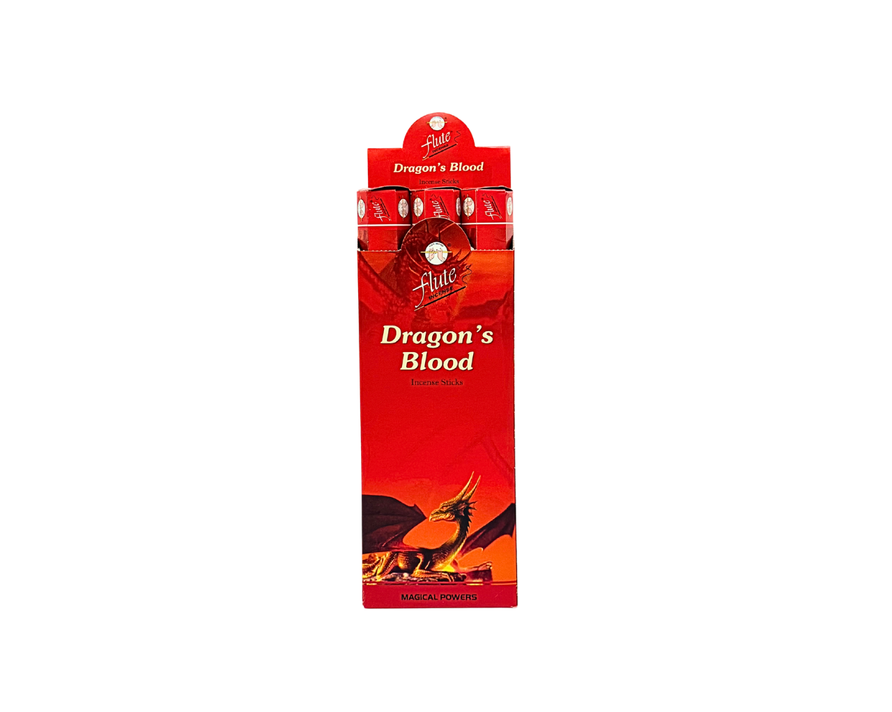Flute brand Dragons blood (6 tubes of 20 sticks) (MOQ=10pc)