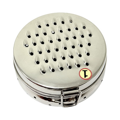 Container 2 in 1 leaf storage and grater size 1, 4.5 Inch (MOQ=ea)