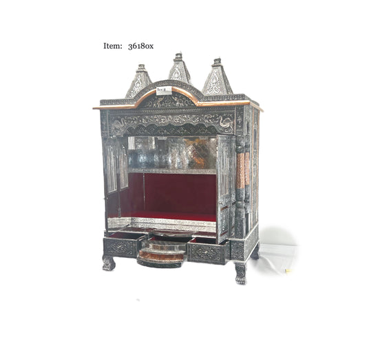Mandir oxidized aluminum and copper lining 30" *18"(80752233018) (MOQ=ea)