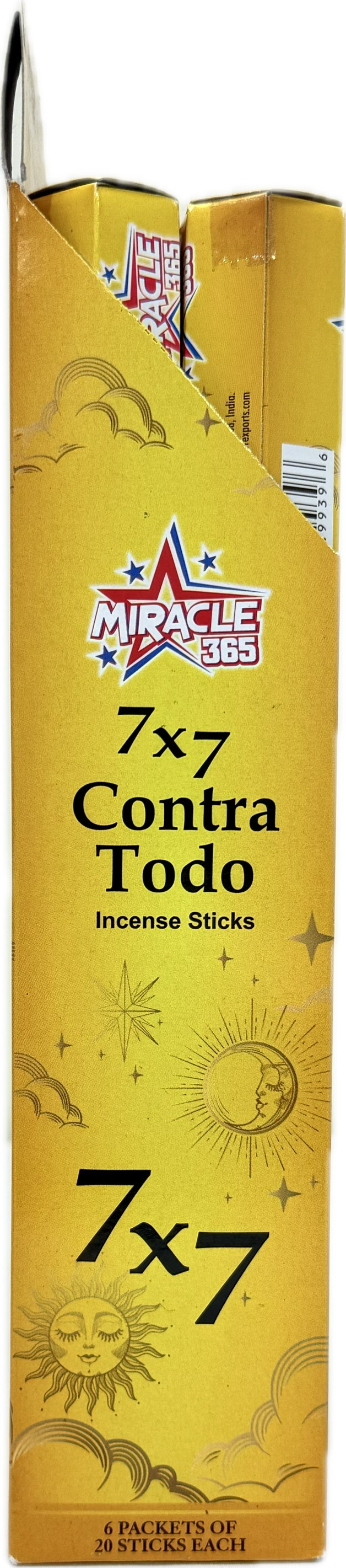 Miracle 365 7*7 Contra todo (6 tubes of 20 sticks) frag Sage (MOQ=10pc)