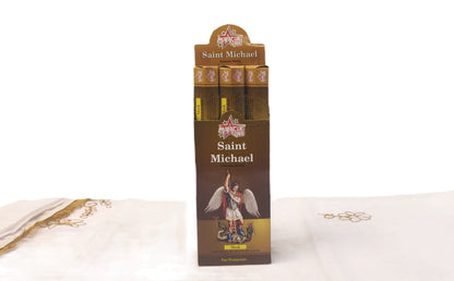 Miracle 365 St Michael  (6 tubes of 20 incense sticks each) frag Musk (MOQ=10pc)