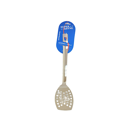 Spatula steel slotted *12pc  (MOQ=dz)