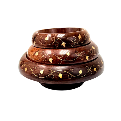 Wooden bowl4 inches (MOQ=dz)