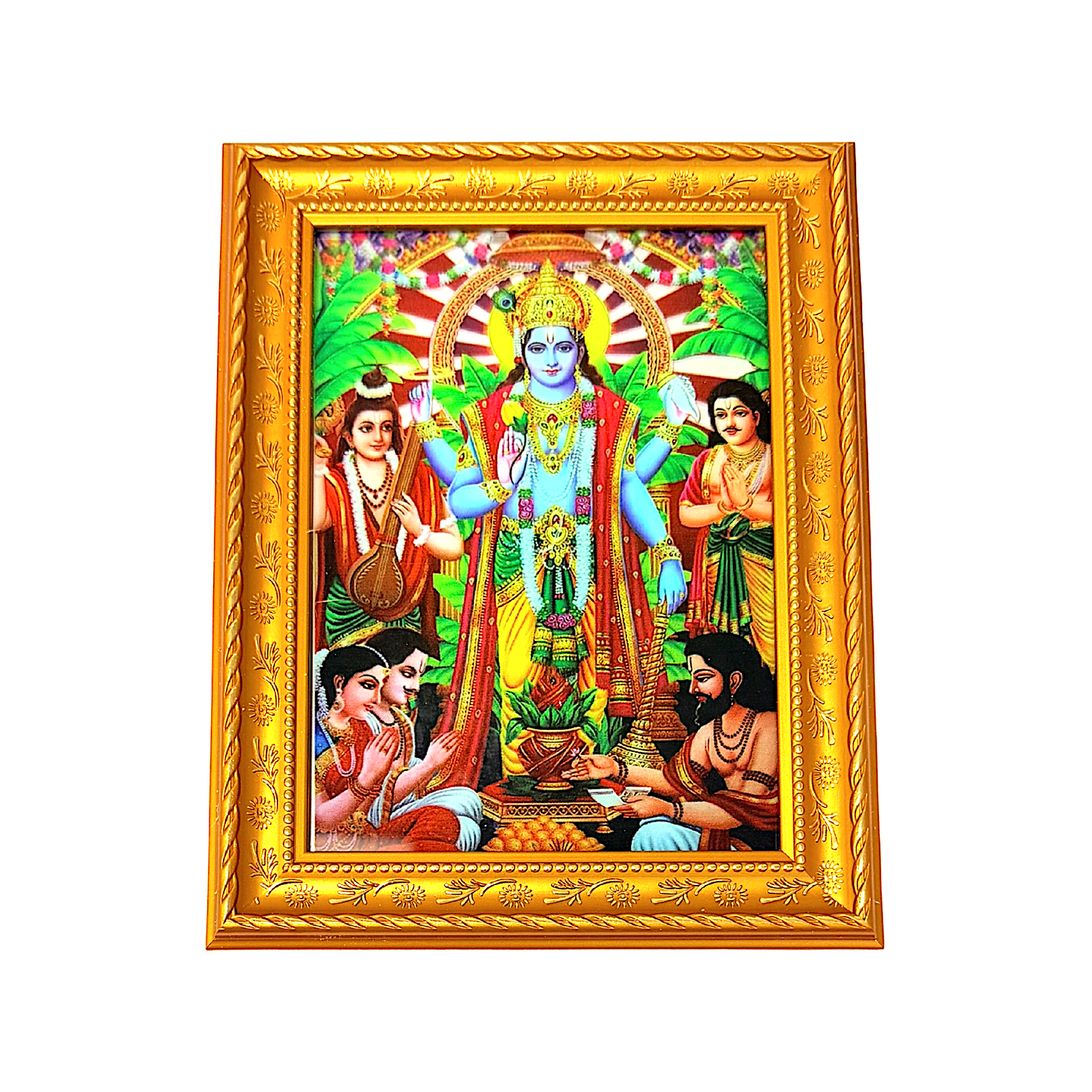 Framed God photo on Glass 8.5"*7" (MOQ=ea)