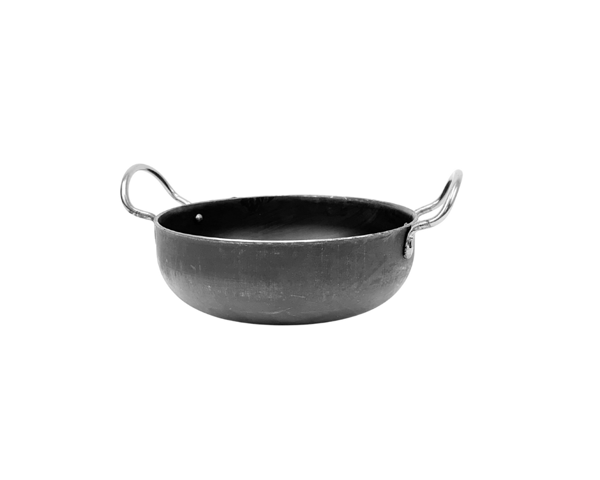 Iron wok 8" dia  #5  (MOQ=ea)