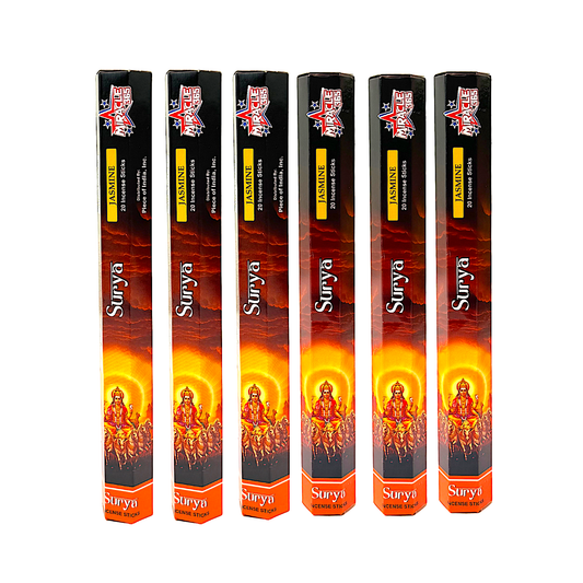 Miracle 365 Surya (6 tubes of 20 incense sticks each)(MOQ=10pc)
