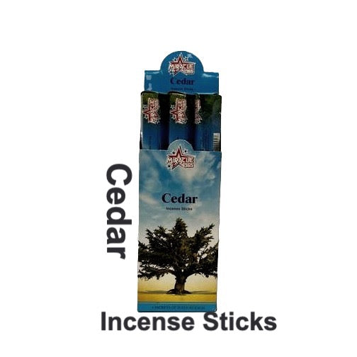 Miracle 365 Cedar (6 tubes of 20 incense sticks each) (MOQ=10pc)