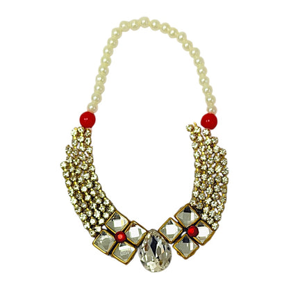 Garland for Devi/Devta with jewels, 3" inches
