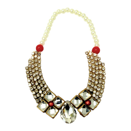 Garland for Devi/Devta with jewels, 3" inches