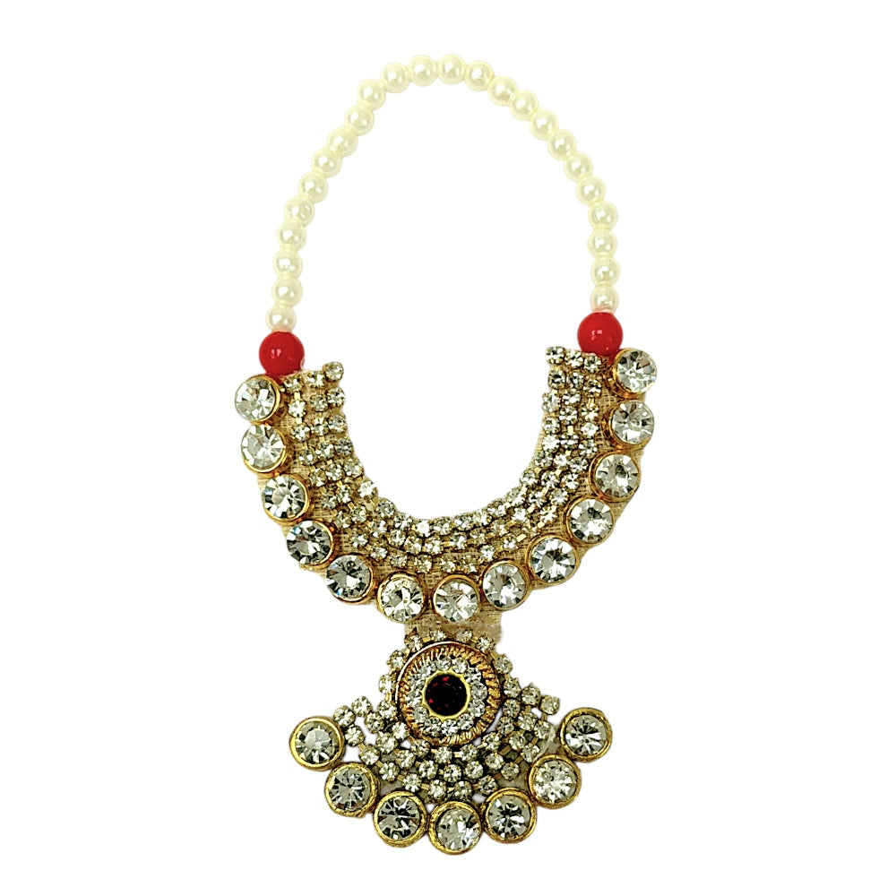 Garland for Devi/Devta with jewels, 3" inches
