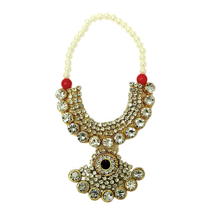 Garland for Devi/Devta with jewels, 3" inches
