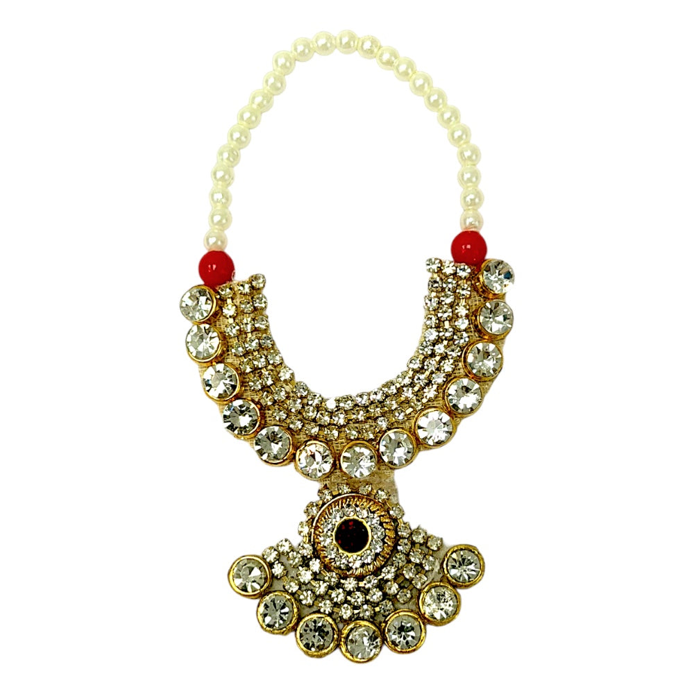 Garland for Devi/Devta with jewels, 3" inches