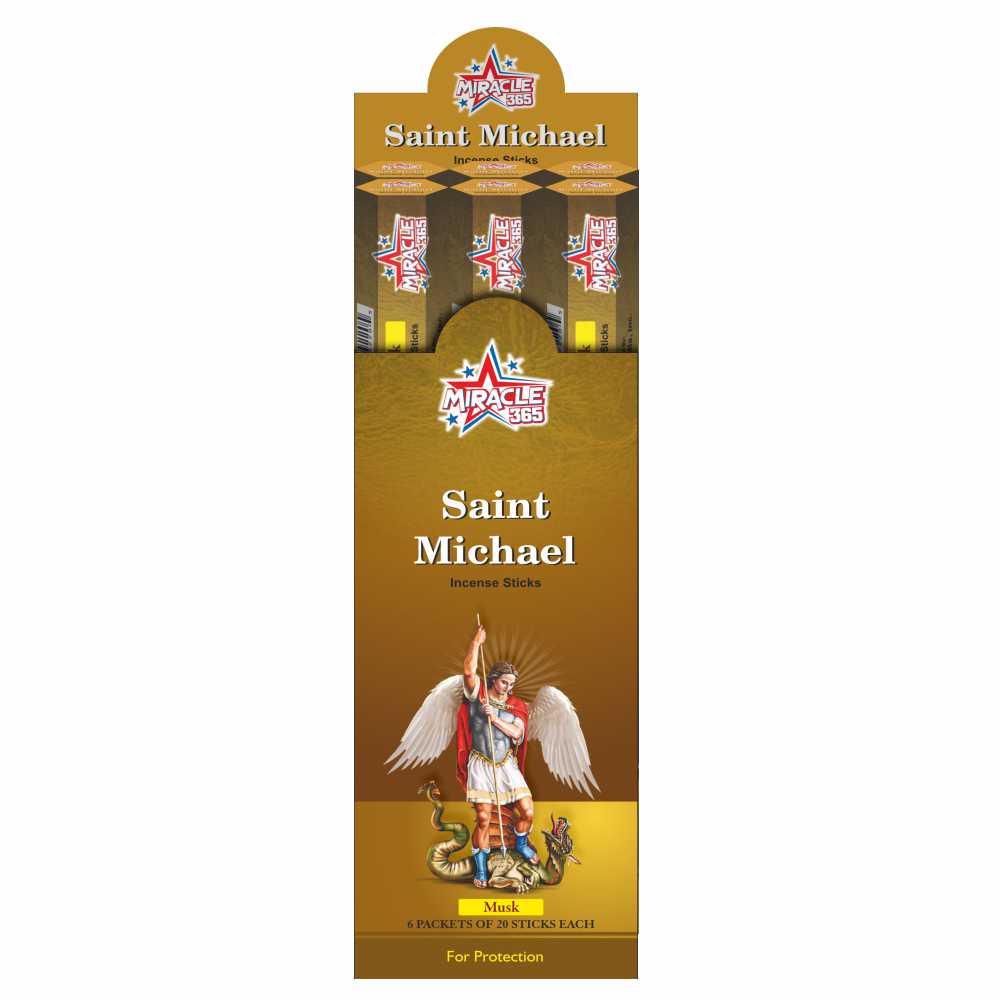 Miracle 365 7 swords of saint Michael (case of 10 packs of 6 tubes each w 20 sticks each )