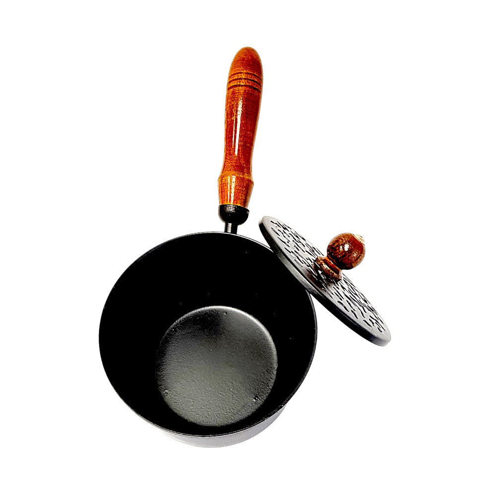 Tree of Life Iron charcoal burner with wooden handle