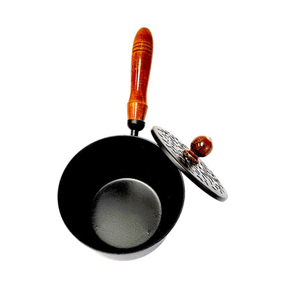 Tree of Life Iron charcoal burner with wooden handle