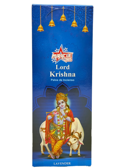Miracle 365 Krishna incense (6 tubes of 20 sticks) frag lavender (MOQ=10pc)
