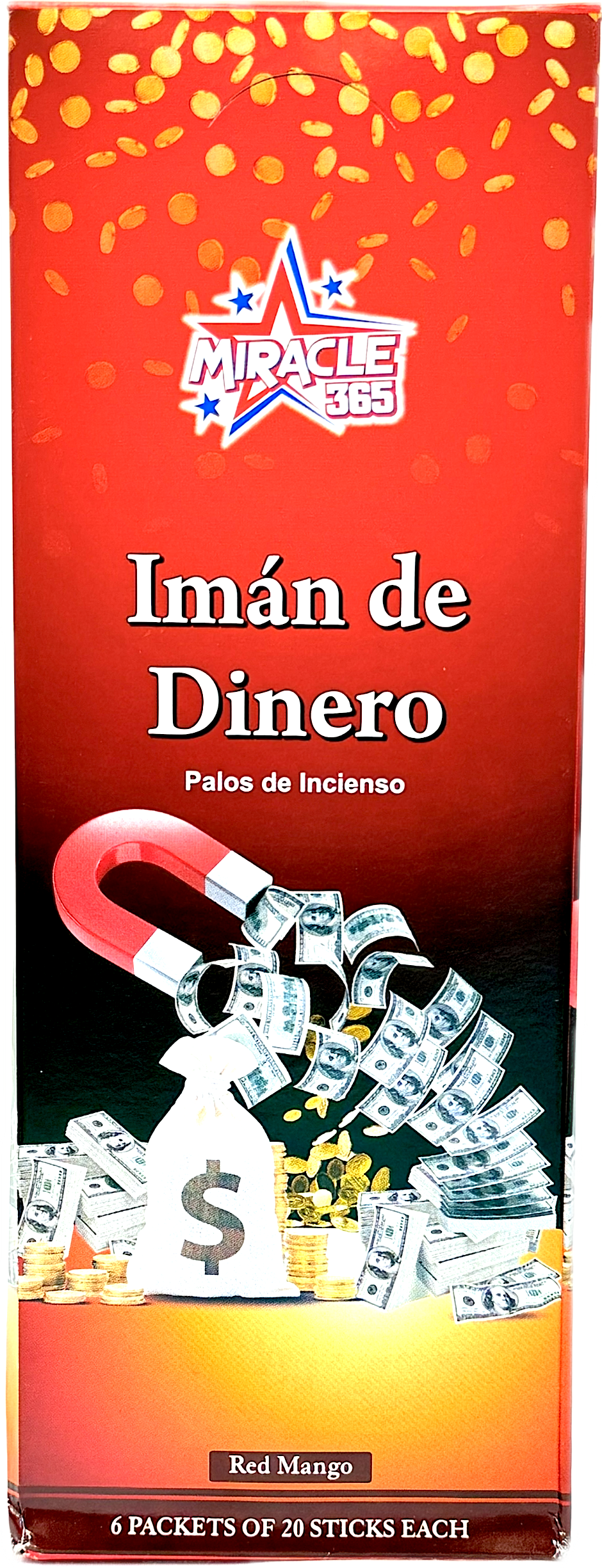 Miracle 365 Money Magnet(6 tubes of 20 sticks) (MOQ=10pc)