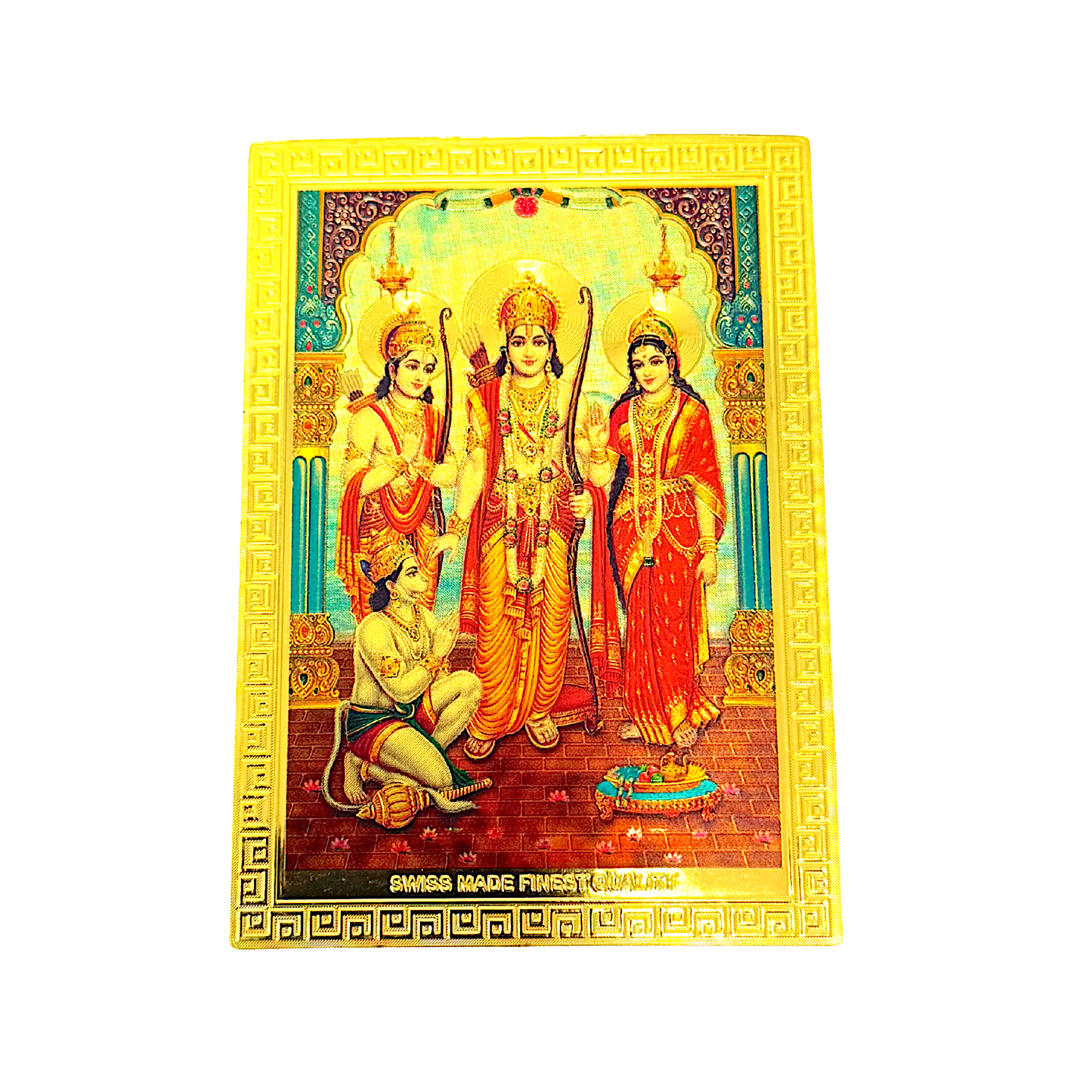 Fridge Magnet, In Gold Assorted hindu gods, 3.5x2.5"(MOQ=dz)