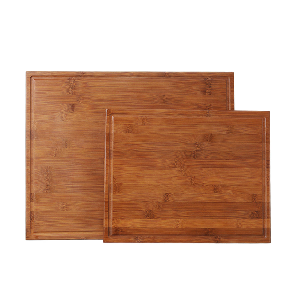 Cutting board Set of 2 15inch and 12 inch Dark bamboo set