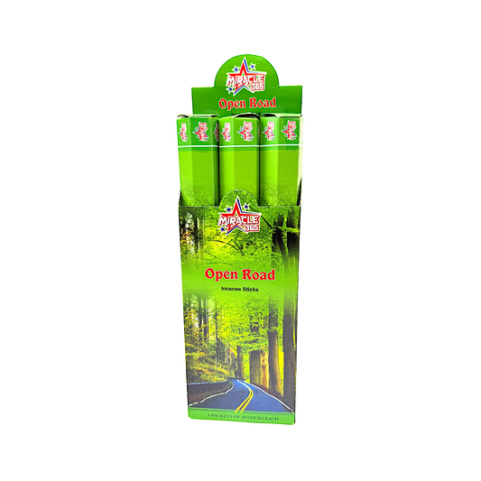 Miracle 365 Open Road incense ( 6 hex tubes*20sticks) (MOQ=10pc)