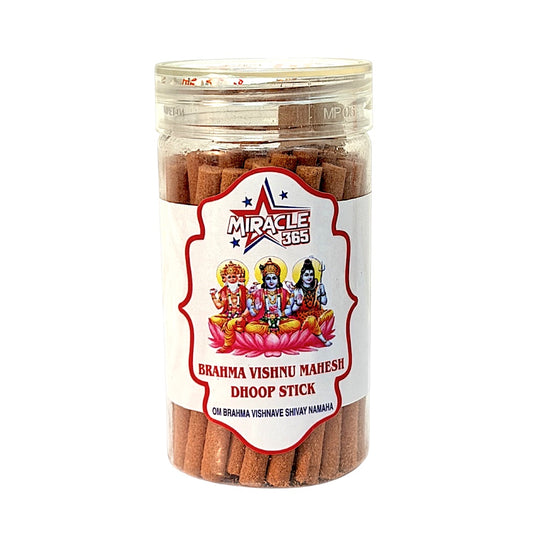 Brahma Vishnu Mahesh Dhoop Sticks fragrance Naag Champa, 100g -10pc