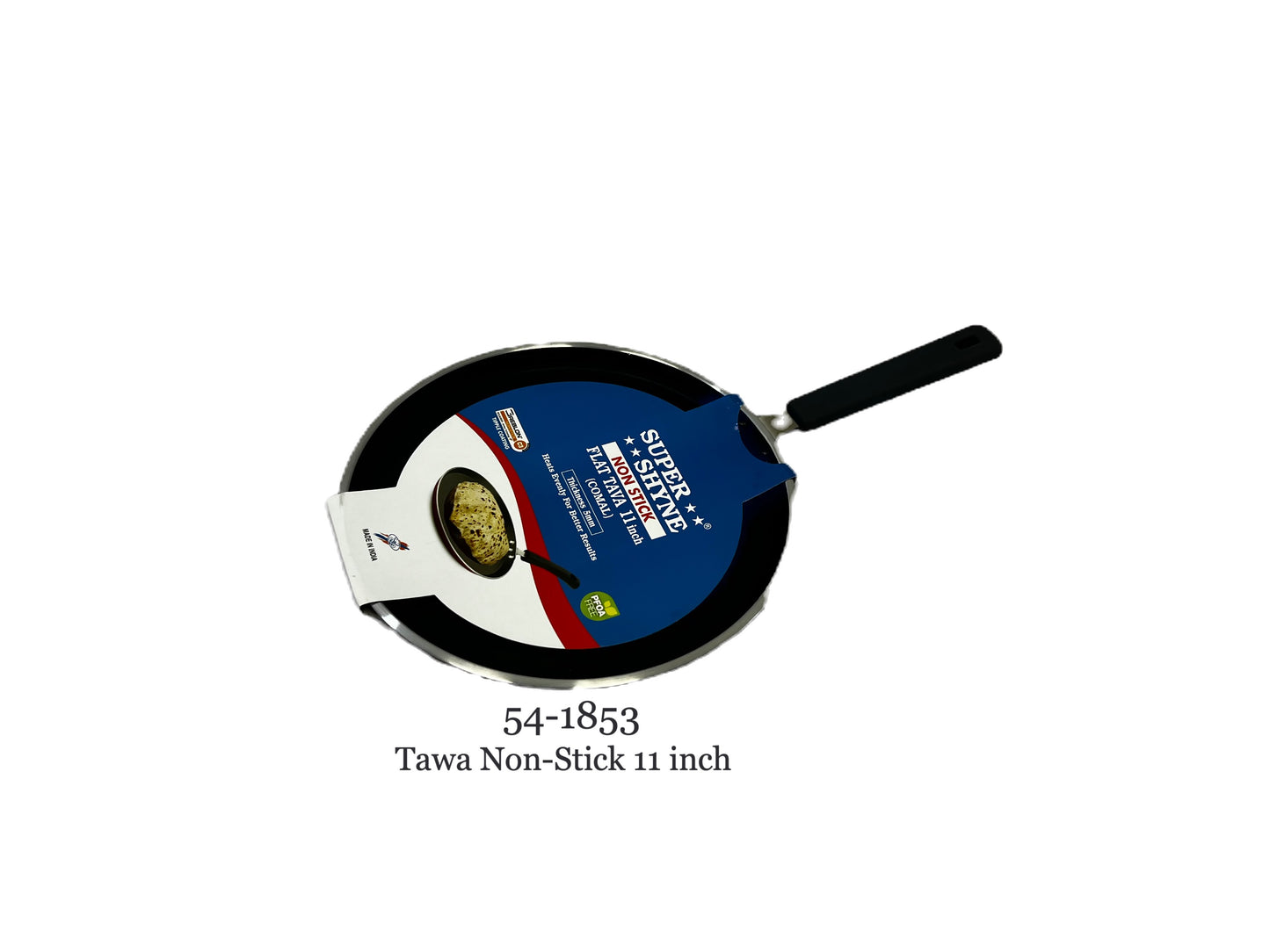 Flat Tawa Non-Stick Tawa griddle (Comal)11"  (MOQ=ea)