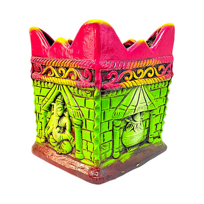 Clay Tulsi Pot 12" (MOQ=ea)