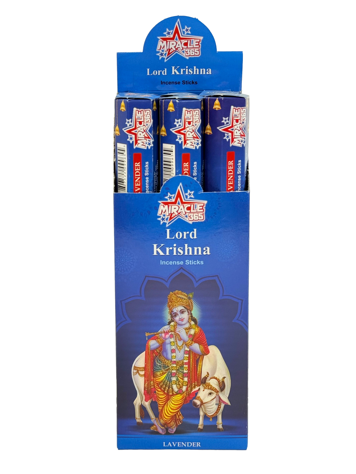 Miracle 365 Krishna incense (6 tubes of 20 sticks) frag lavender (MOQ=10pc)