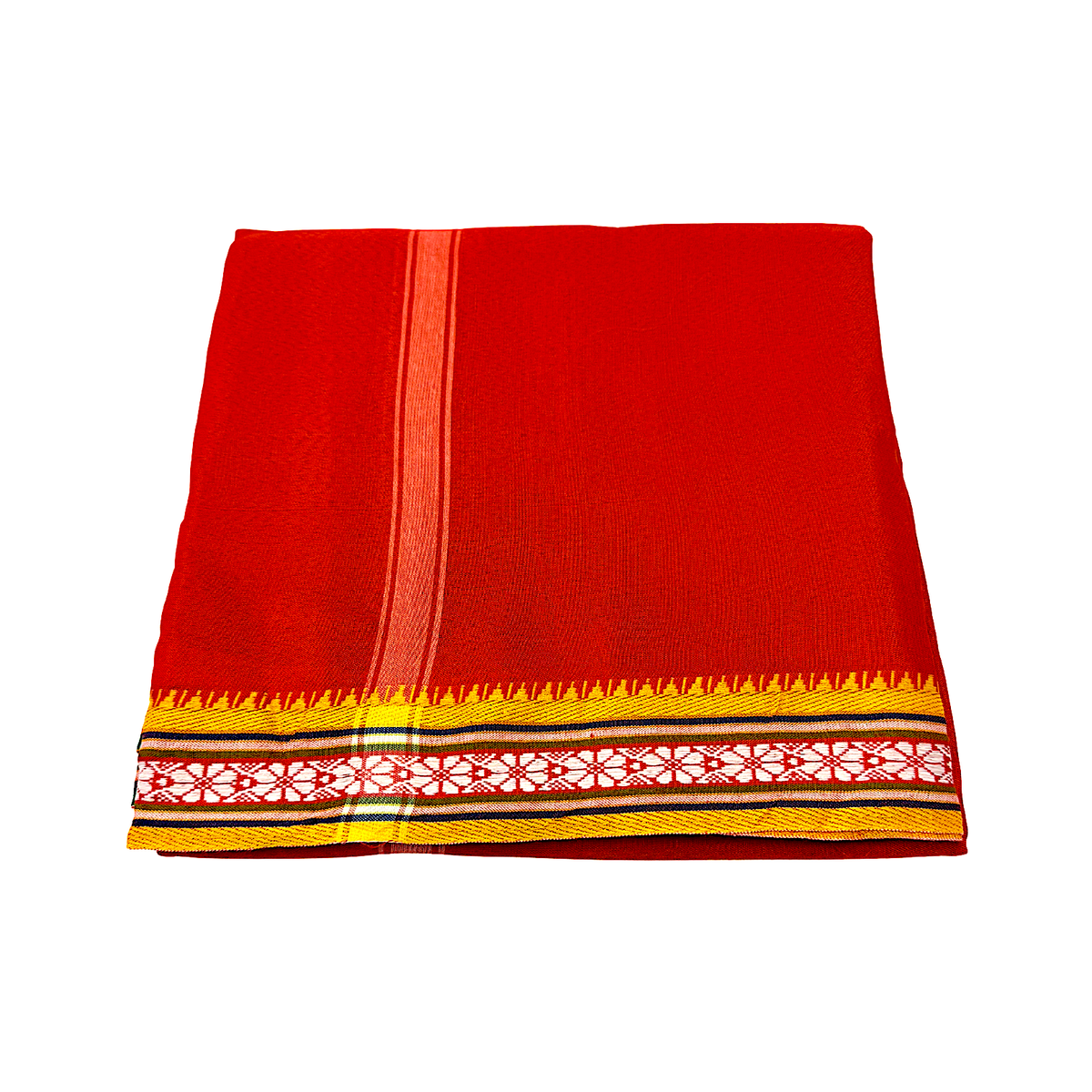Dhotis 4.5(available  yellow orange white and cream silky cotton