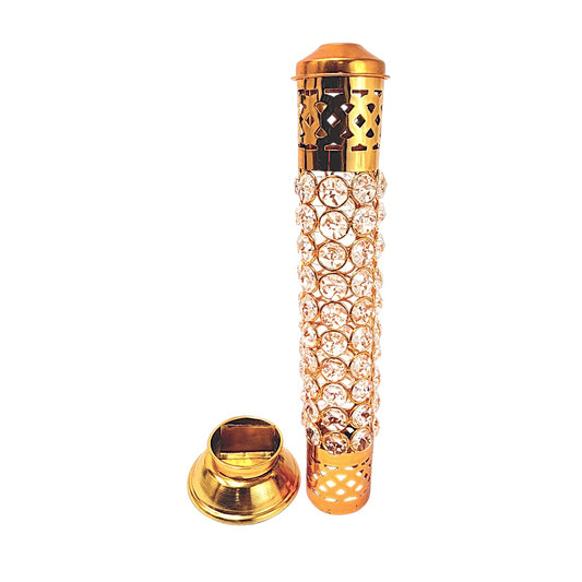 Tower Incense burner with gems (MOQ=ea)