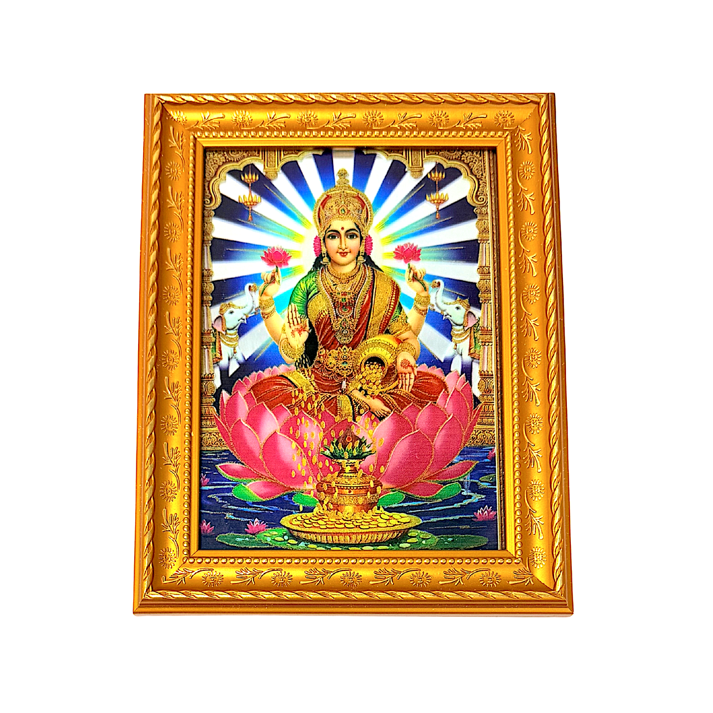 Framed God photo on Glass 8.5"*7" (MOQ=ea)